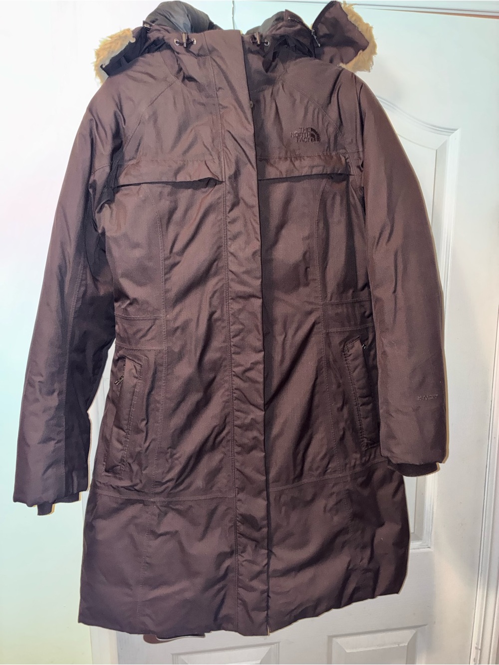 The North Face women’s down puffer winter coat
